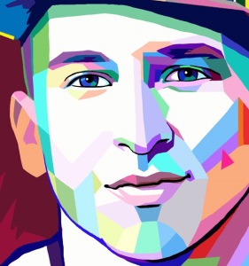 Портрет по фото в стиле Wpap