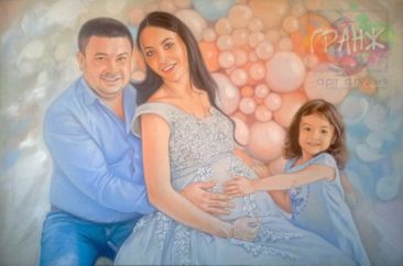 Нарисовать портрет семьи