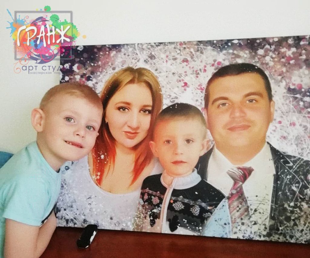 портрет по фотографии на заказ