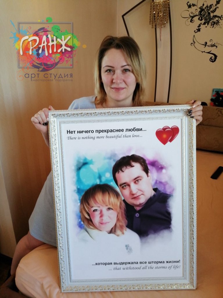 нарисовать портрет по фотографии на заказ